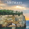 2025 BrownTrout Michigan Wild & Scenic 12" x 24" Monthly Square Wall Calendar (9781975475277)