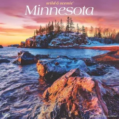2025 BrownTrout Minnesota Wild & Scenic 12" x 12" Monthly Square Wall Calendar (9781975475284)