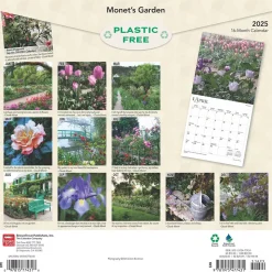 2025 BrownTrout Monet's Garden 12" x 12" Monthly Wall Calendar (9781975477431)