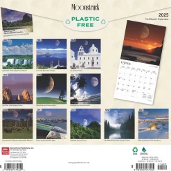 2025 BrownTrout Moonstruck 12" x 24" Monthly Square Wall Calendar (9781975477455)
