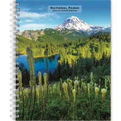 2025 BrownTrout National Parks 6" x 7.75" Weekly Engagement Planner, Paper Cover, Multicolored (9781975473242)