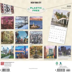 2025 BrownTrout New York City 12" x 12" Monthly Square Wall Calendar (9781975477462)
