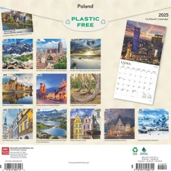 2025 BrownTrout Poland 12" x 12" Monthly Wall Calendar (9781975480714)