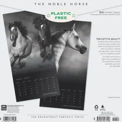 2025 BrownTrout Portrait Series: The Noble Horse 12" x 12" Monthly Wall Calendar (9781975477158)
