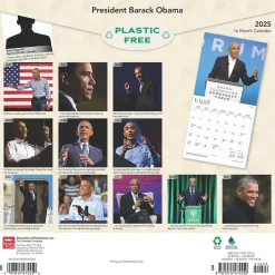 2025 BrownTrout President Barack Obama 12" x 12" Monthly Wall Calendar (9781975475550)