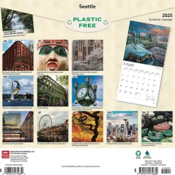 2025 BrownTrout Seattle 12" x 12" Monthly Wall Calendar (9781975475680)