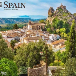 2025 BrownTrout Spain 12" x 12" Monthly Square Wall Calendar (9781975476250)