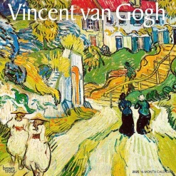 2025 BrownTrout Vincent van Gogh 12" x 12" Monthly Wall Calendar (9781975477929)