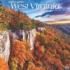 2025 BrownTrout West Virginia Wild & Scenic 12" x 12" Monthly Wall Calendar (9781975475918)