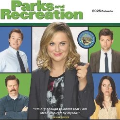2025 Cal Ink Parks and Recreation 12" x 12" Monthly Wall Calendar (9781645916956)