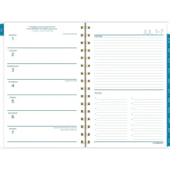 2024-2025 Cambridge Chromatic 5.5" x 8.5" Academic Weekly & Monthly Planner, Poly Cover, Multicolor (1715-200A-25)