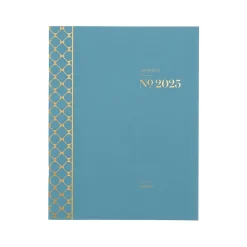 2025 Cambridge WorkStyle 8.5" x 11" Monthly Planner, Paper Cover, Seaside Blue (1606-091-12-25)
