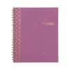 2025 Cambridge WorkStyle Balance 8.5" x 11" Weekly & Monthly Planner, Poly Cover, Red Violet/Gold (1606-905-59-25)