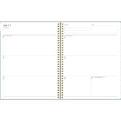 2024-2025 Cambridge WorkStyle Classic 8.5" x 11" Academic Weekly & Monthly Planner, Poly Cover, Mellow Frost