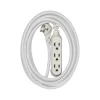 360 Electrical Habitat Modern Collection 15' Extension Cord, 3-Outlet, Titanium (360429-TI-8ES)
