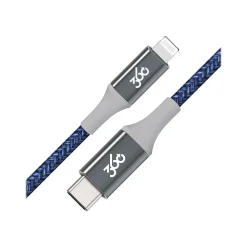 360 Electrical Lightning USB Cable for iPhone/iPad/iPod Touch, Navy (360704-NV)