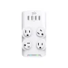 360 Electrical Revolve24 4-Outlet 4-USB Port Surge Protector, White (3E0775-WHT6NA)