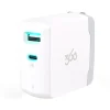 360 Electrical Vivid 2-Outlet Wall Charger, White (360710)