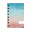 2024-2025 Excello Global Products Blue Pink Gradient 5.5" x 8" Weekly & Monthly Planner, Paper Cover (AY24-38-S)