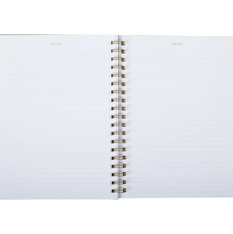 2024-2025 Fringe Chinoiserie 7.5" x 10.25" Academic Weekly & Monthly Planner, Paper Cover, White/Navy Blue (529301FSC)