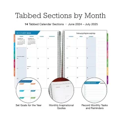 2024-2025 Global Printed Products Floral Pink 8.5