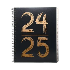 2024-2025 Global Printed Products Pick Your Own 8.5" x 11" Academic Weekly & Monthly Planner, Vinyl Cover, Assorted Colors