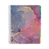 2025 Global Printed Products 8.5" x 11" Weekly & Monthly Planner, Plastic Cover, Purple/Blue (LAMF-RY25-35)