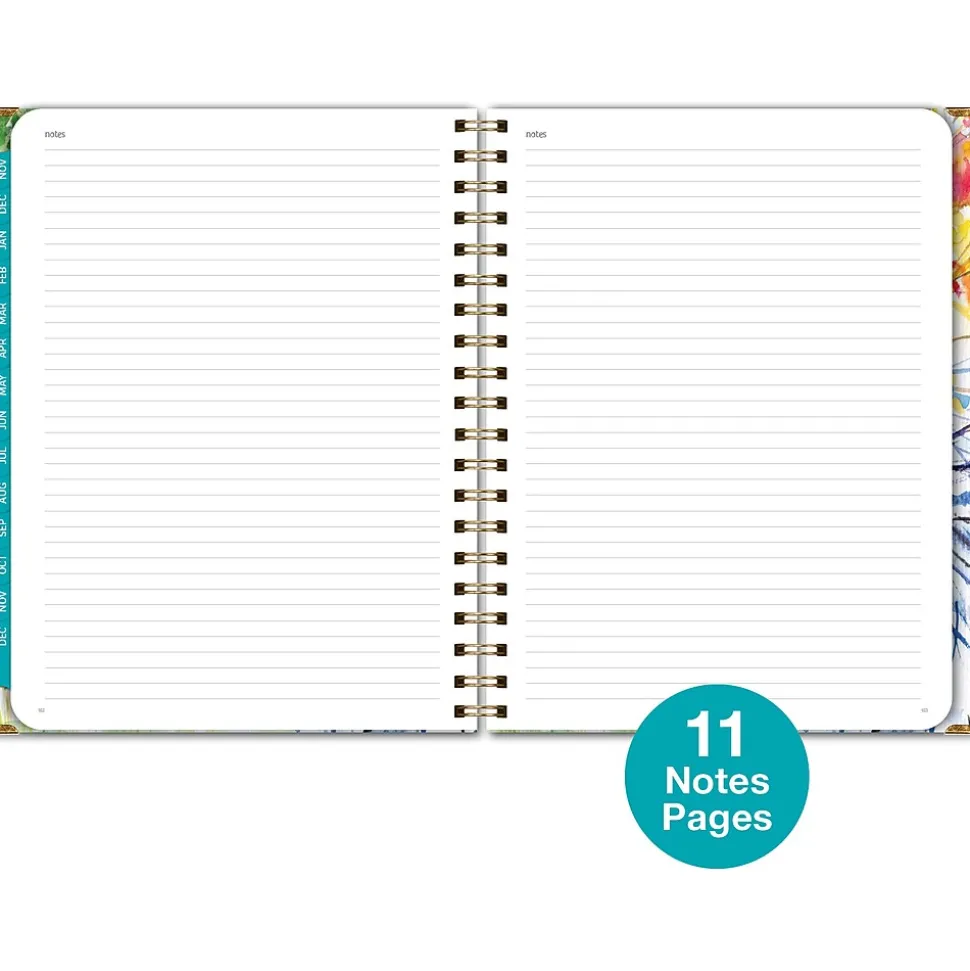 2025 Global Printed Products 8.5" x 11" Weekly & Monthly Planner, Paper Cover, Multicolor (SPLS25-8511-20)