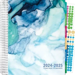 2024-2025 Global Printed Products Deluxe Teacher 8.5" x 11" Academic Year Planner, Laminated Cover, Multicolor (DTP-AY24-0002)