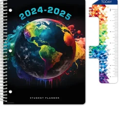2024-2025 Global Printed Products 8.5" x 11" Academic Year Planner, Paper Cover, Multicolor (AY24SB851101-CP)