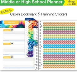 2024-2025 Global Printed Products 8.5" x 11" Academic Year Planner, Paper Cover, Multicolor (AY24SB851101-CP)