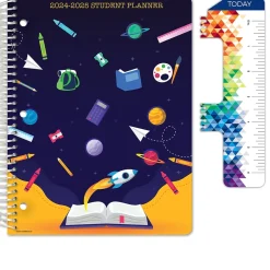2024-2025 Global Printed Products 8.5" x 11" Academic Year Planner, Paper Cover, Multicolor (AY24EB851101-CP)