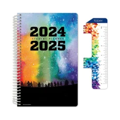 2024-2025 GPP 5.5" x 8.5" Weekly & Monthly Student Planner, Paper Cover, Multicolor, 40/Pack (AY24SM558501-CP)