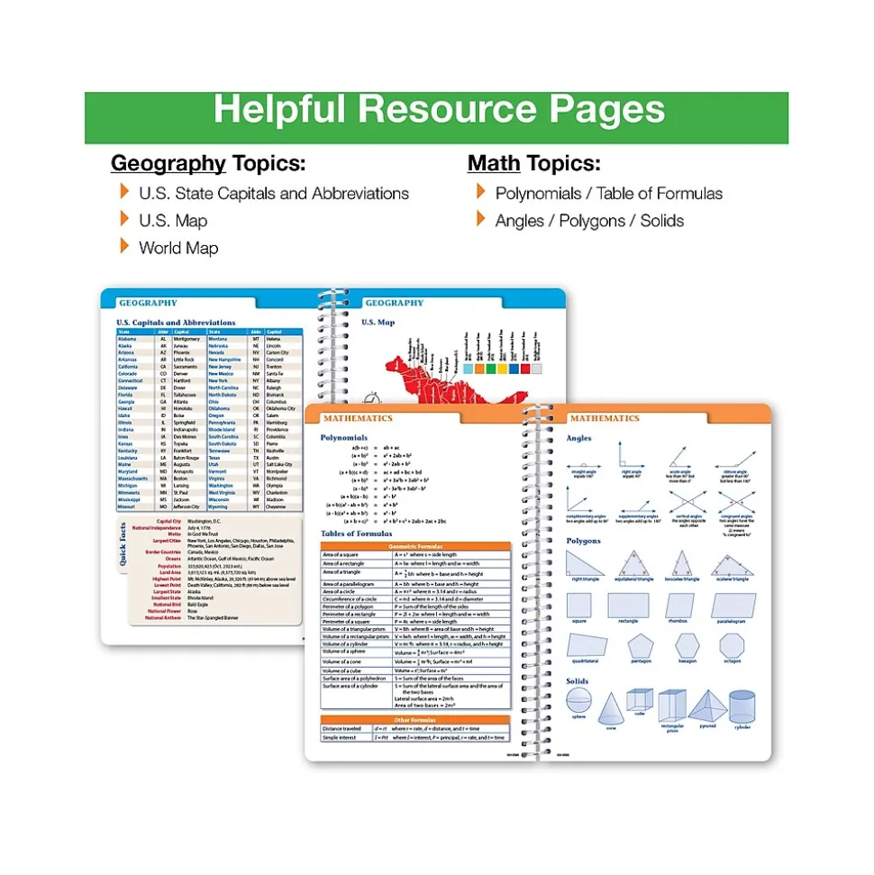 2024-2025 GPP 5.5" x 8.5" Weekly & Monthly Student Planner, Paper Cover, Multicolor, 40/Pack (AY24SM558501-CP)