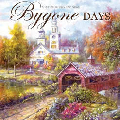 2025 Hopper Studios Bygone Days 12" x 12" Monthly Square Wall Calendar (9781773728131)