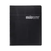 2024-2025 House of Doolittle 8.5" x 11" Academic Monthly Planner, Leatherette Cover, Black (26502-25)