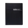 2024-2025 House of Doolittle 8.5" x 11" Academic Weekly Appointment Book, Leatherette Cover, Black (257202-25)