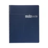 2025 House of Doolittle 8.5" x 11" Monthly Planner, Faux Leather Cover, Blue (26207-25)