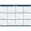 2025 House of Doolittle 48" x 32" Yearly Wet-Erase Wall Calendar, Reversible, White/Blue (3961-25)