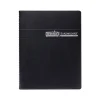 2025 House of Doolittle Earthscapes 8.5" x 11" Weekly & Monthly Planner, Leatherette Cover, Black (27302-25)