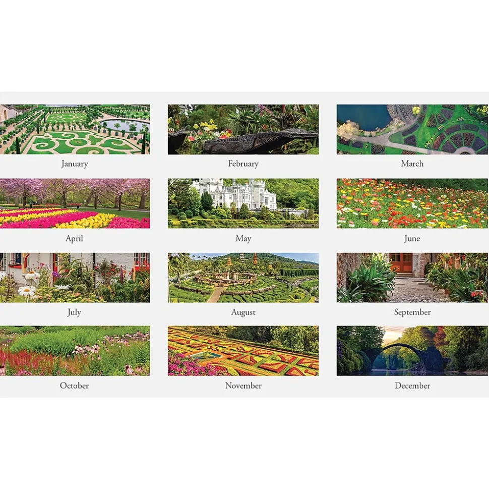 2025 House of Doolittle Gardens 12" x 12" Monthly Wall Calendar (301-25)