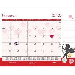 2025 House of Doolittle Seasonal Holiday Depictions 18.5" x 13" Monthly Desk Pad Calendar (1396-25)