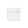 80 lb 5 3/4" x 5 3/4" Recycled Peel & Press Square Envelopes, White, 50/Pack