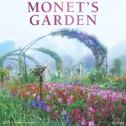 2025 Plato Monet's Garden 12" x 12" Monthly Wall Calendar (9781975480752)