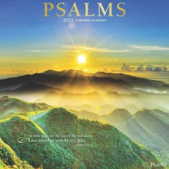 2025 Plato Psalms 12" x 24" Monthly Square Wall Calendar (9781975478841)