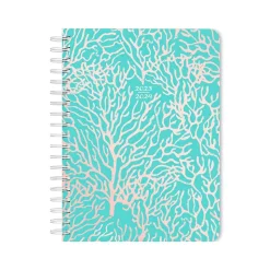 2024 Plato Seaside Currents 6" x 7.75" Academic & Calendar Weekly Planner, Paperboard Cover, Blue/Pink (9781975470579)