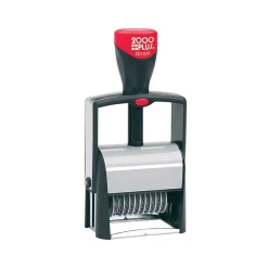 2000 Plus Classic Line 2010/P Numbering Stamp, "10-Band", Black Ink (011236)