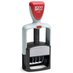 2000 Plus S 360 Dater, RECEIVED, PAID, ENTERED, FAXED, Blue and Red Inks (032519)