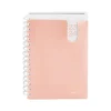 2023-2024 Poppin 6" x 8.5" Academic Weekly & Monthly Planner, Blush (109412)