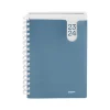 2023-2024 Poppin 6" x 8.5" Academic Weekly & Monthly Planner, Slate Blue (109413)